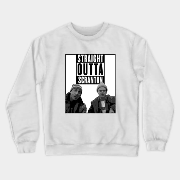 Straight Outta Scranton Crewneck Sweatshirt by raidrival